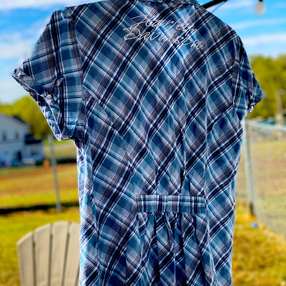 Harley Davidson sinch button up shirt!